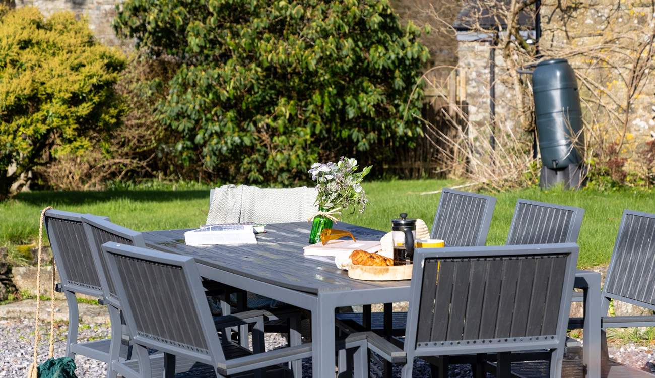 With a generous lawned area there is plenty of space for the children to play.