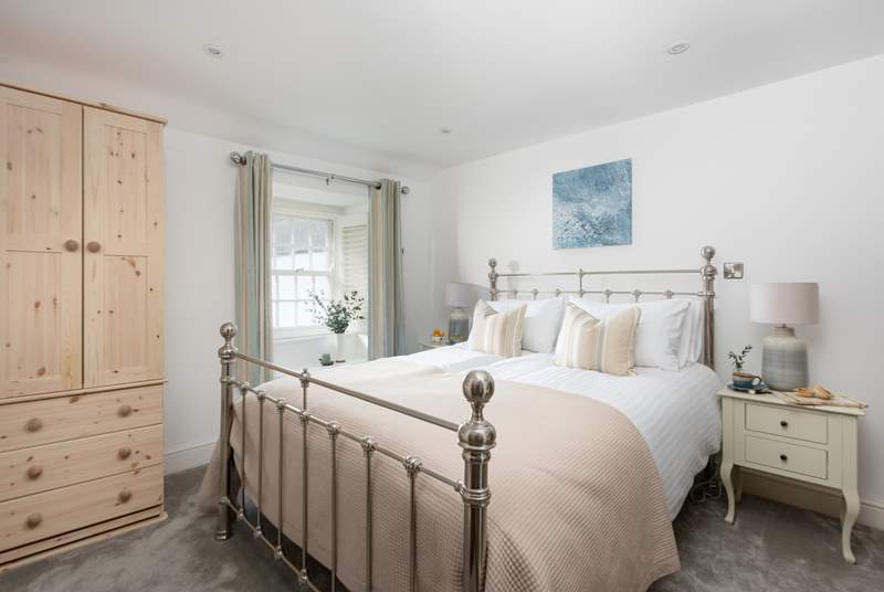 One of two beautiful bedrooms at 5 Valency Row.