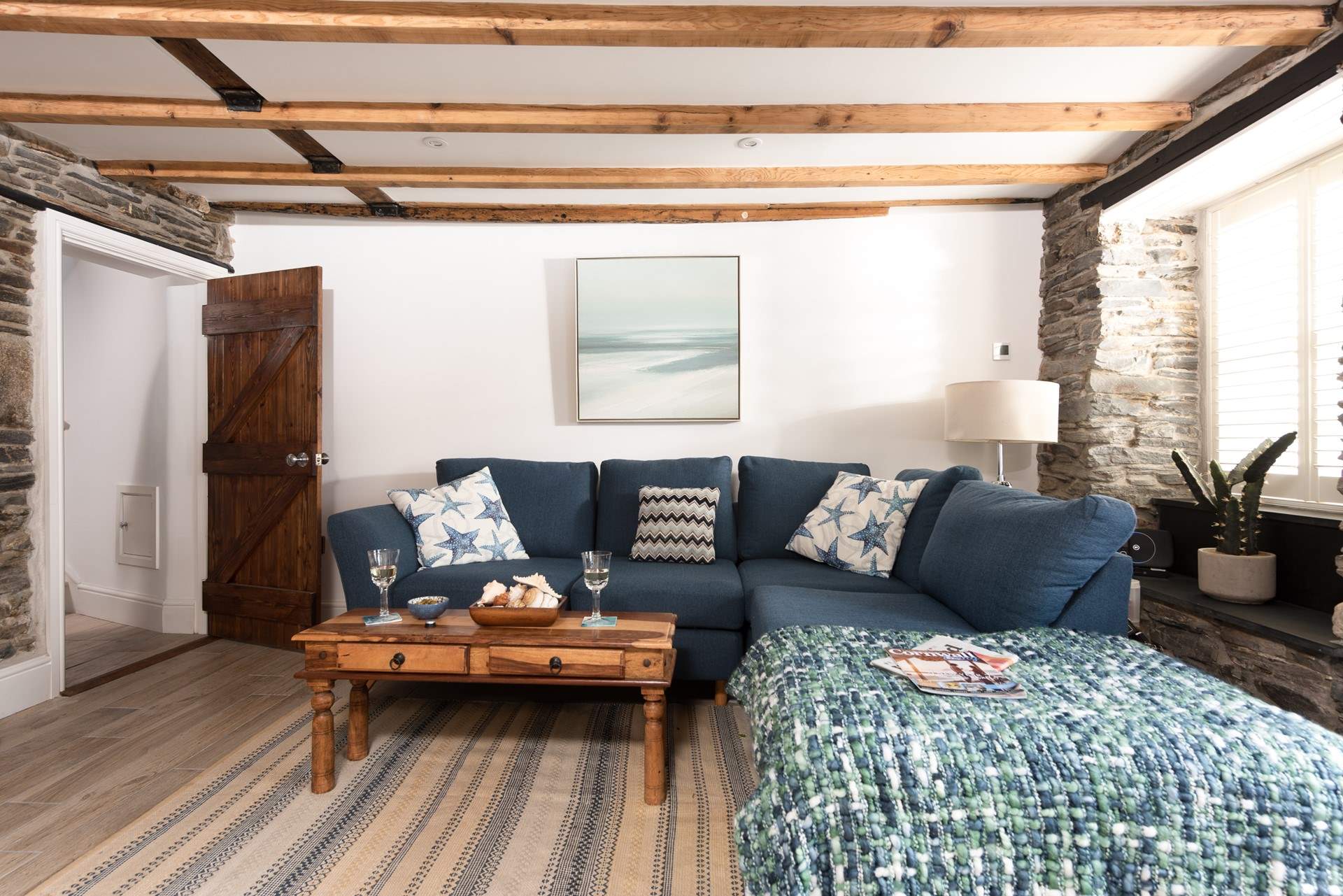 The wonderful sitting-room is simply delightful and will have you set to holiday mode from the minute you arrive.