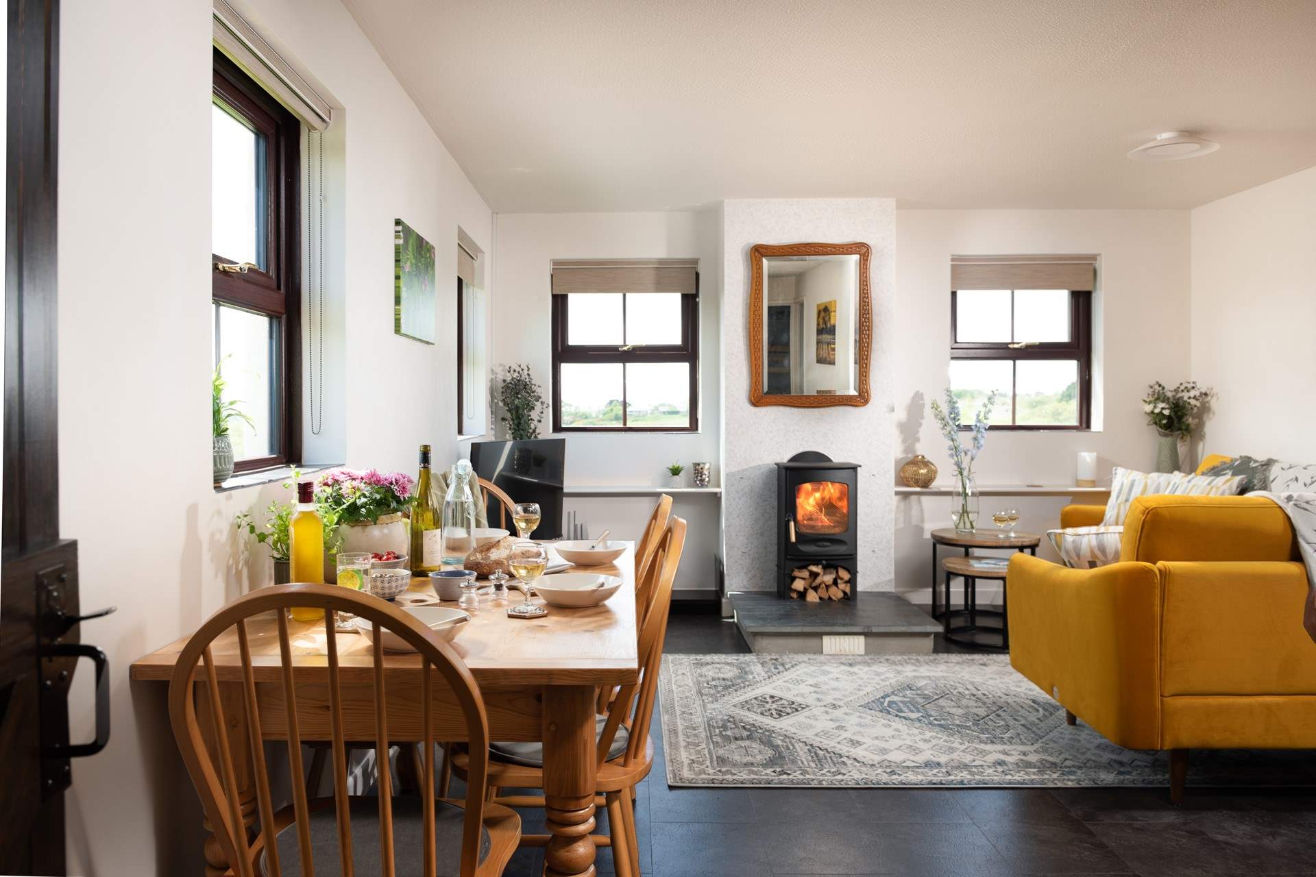 The wonderfully stylish living space.