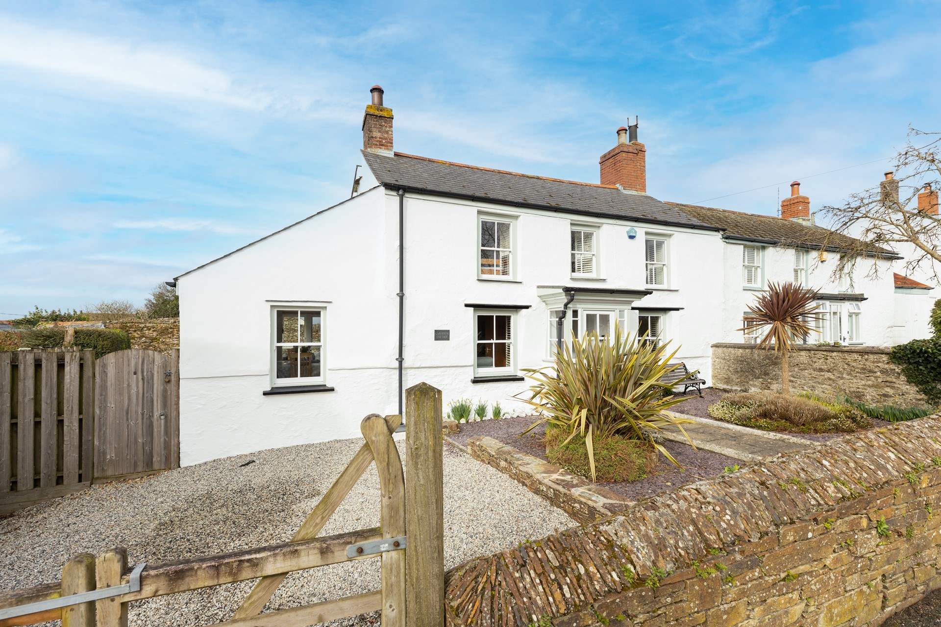 This gorgeous cottage is perfect for family and friends.