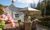 Enjoy meals alfresco style on the sunny terrace. - Thumbnail Image