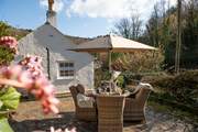 Enjoy meals alfresco style on the sunny terrace.
