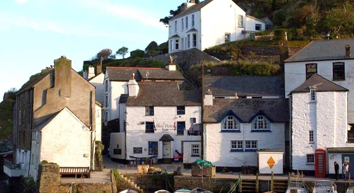 Stroll down to the harbour and indulge in some good old Cornish hospitality at the Blue Peter Inn locally referred to as 'The Blue'.