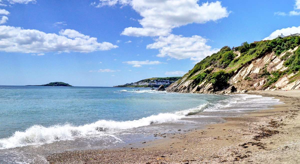 Looe Island sits majestically out in the water. Now a nature reserve, open for guided tours.