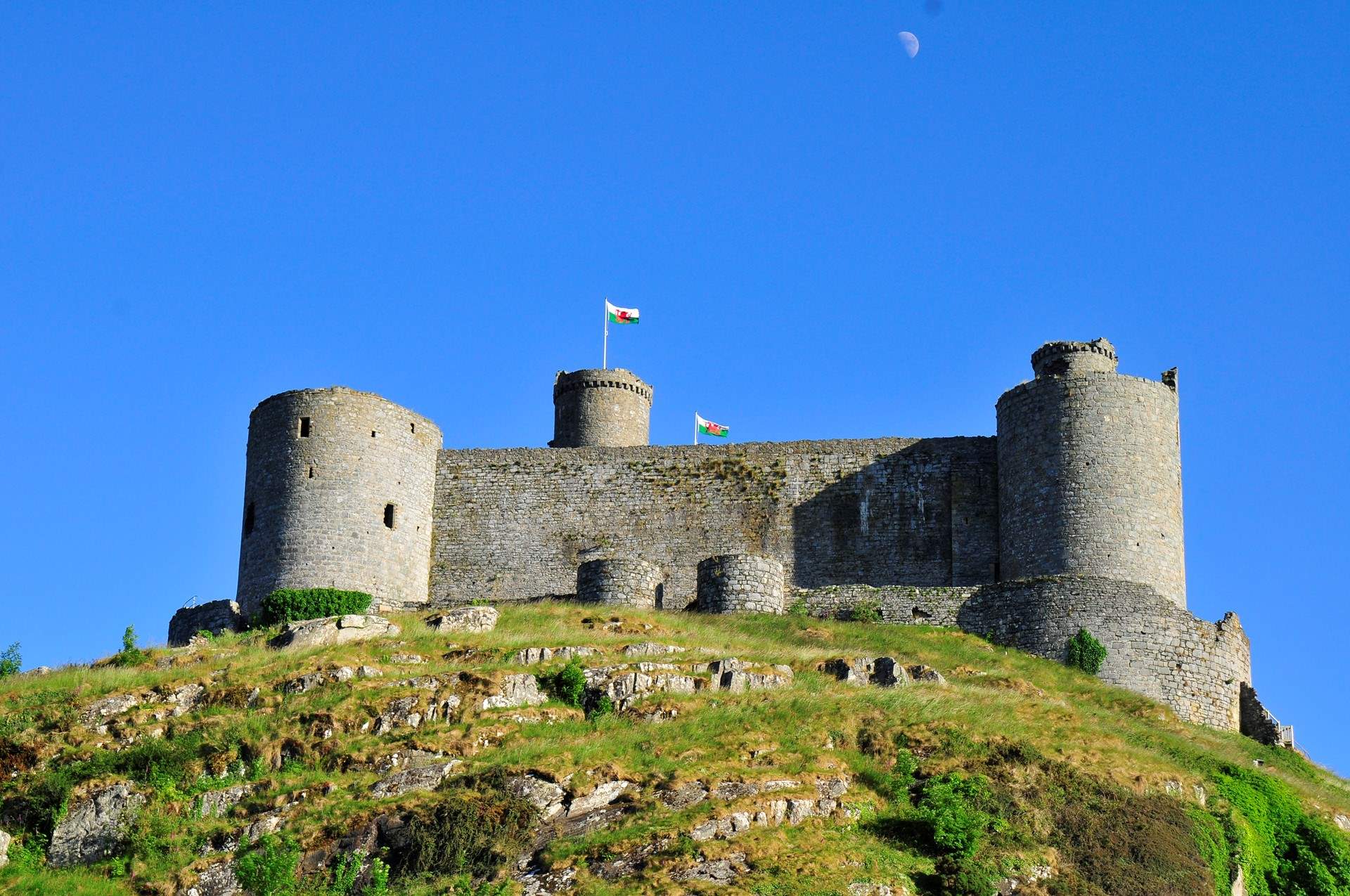 Step back in time to a majestic medieval Wales at Harlech castle.