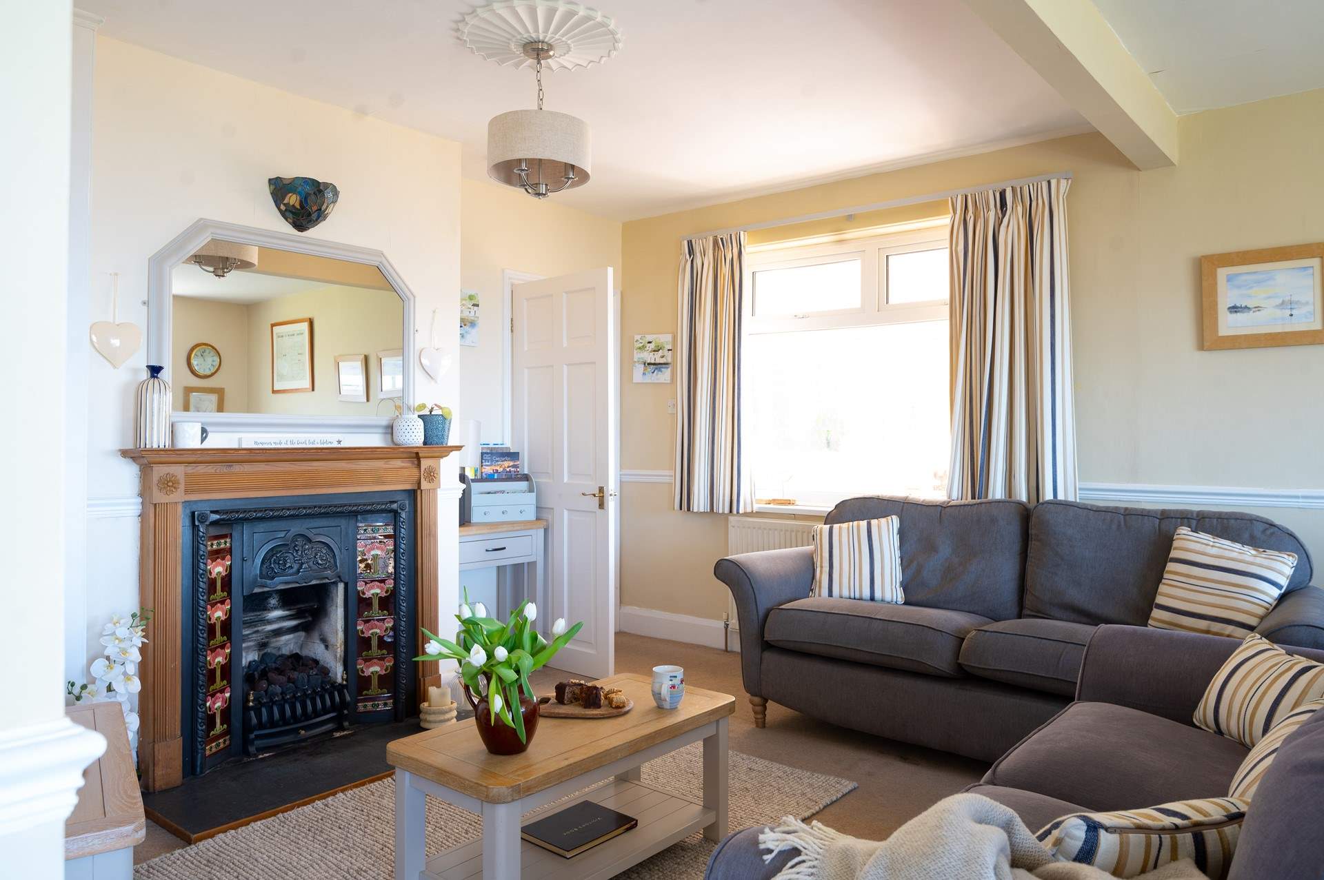 Snuggle into one of the plush sofas, and get stuck into a good book or a board game.