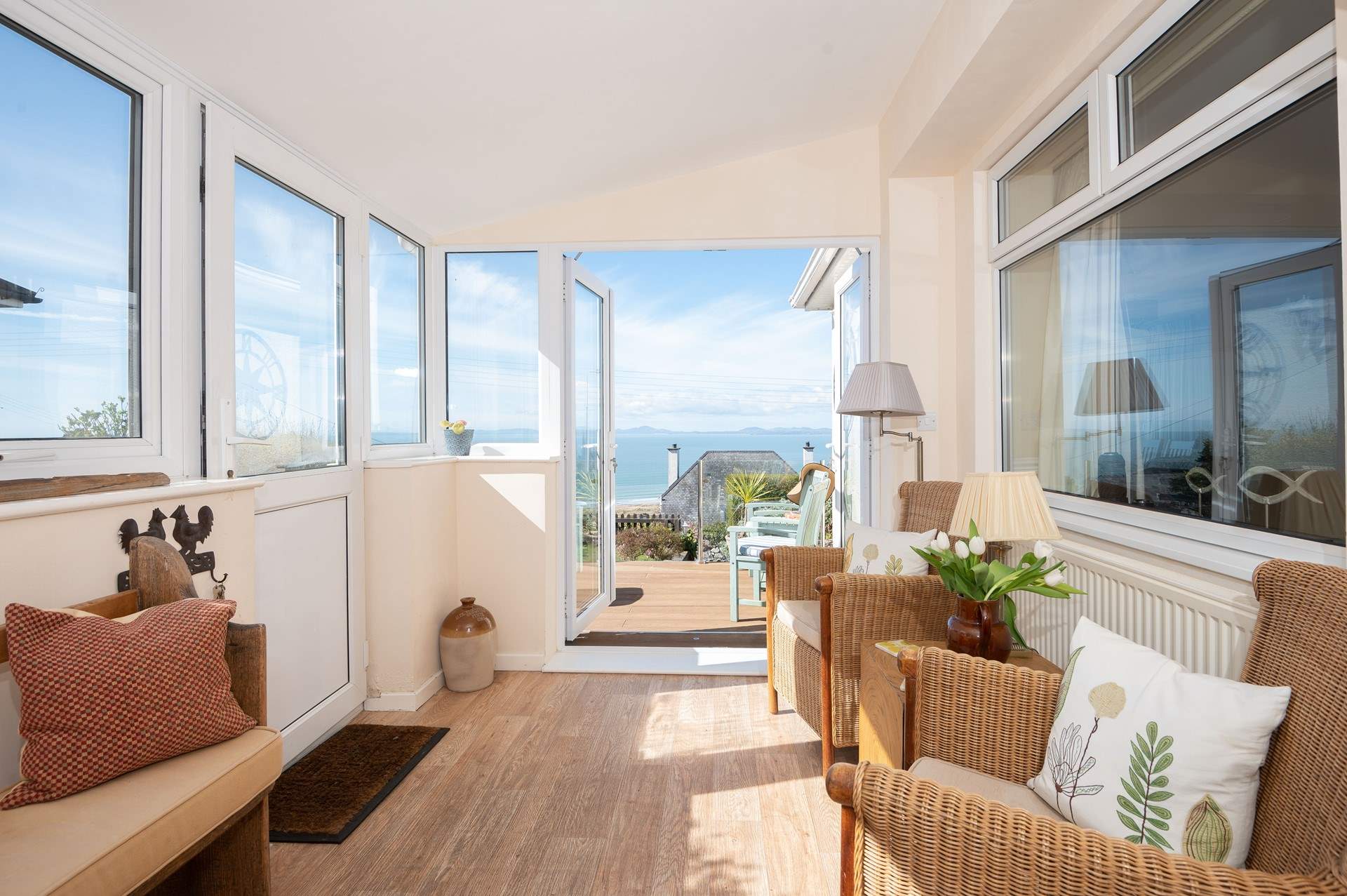 Just the place to enjoy the morning sun.