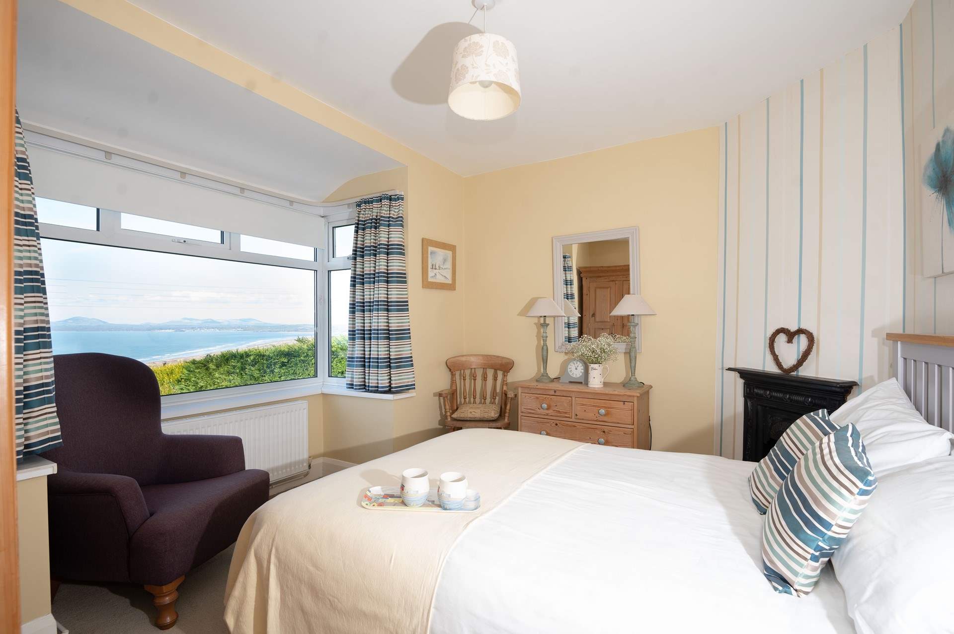 Wake up to glorious sea views.