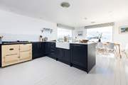 The kitchen/diner is beautifully crafted to make the most of the stunning views.