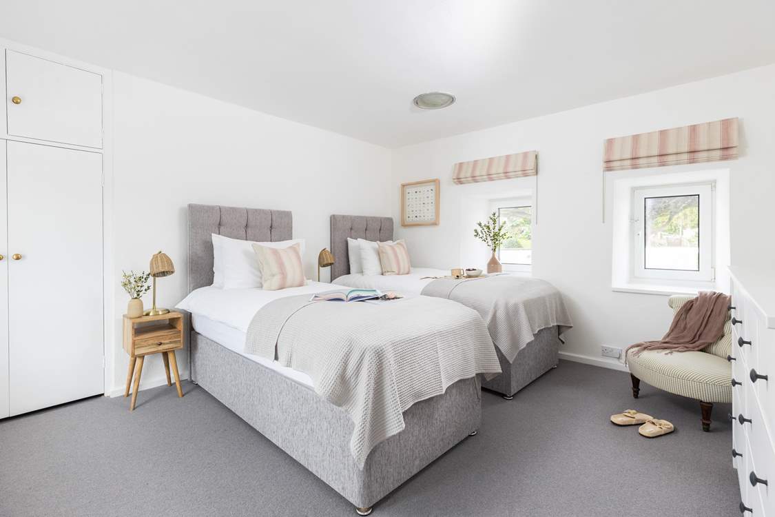 Bedroom 4 on the first floor has a luxurious 'zip and link' bed, giving you the choice of a super-king double bed or twins.