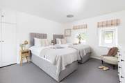 Bedroom 4 on the first floor has a luxurious 'zip and link' bed, giving you the choice of a super-king double bed or twins.