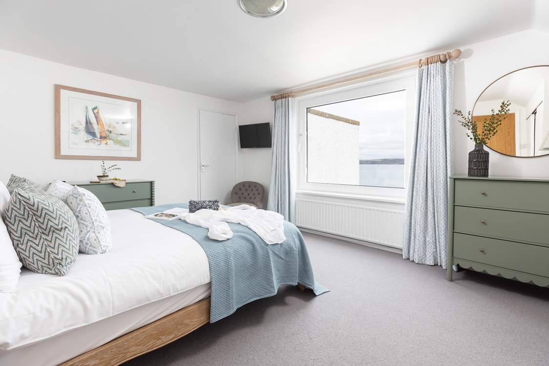 The bedrooms are beautifully furnished in soft pastels and exquisite linens.