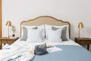 Gorgeous linens ensure a great night's sleep.