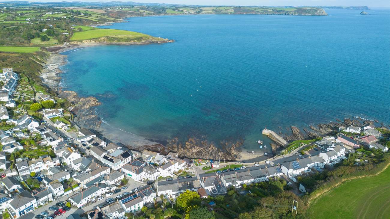The perfect location to enjoy everything the village of Portscatho has to offer.