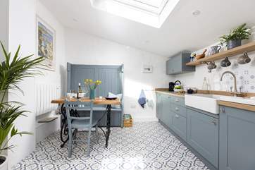The beautifully crafted interiors.