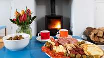 Cosy up by the wood-burner.