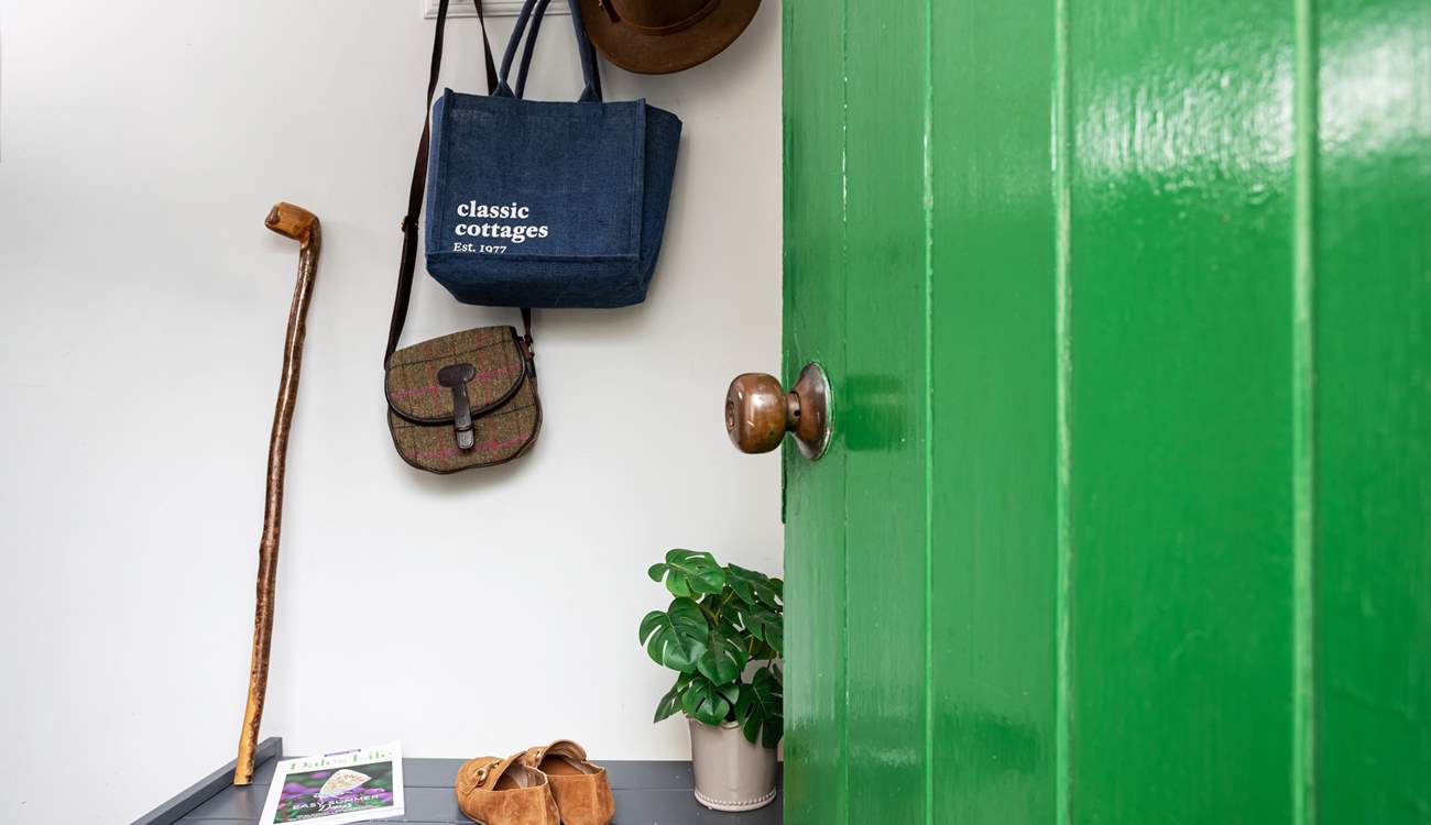 The hallway for your coats and muddy boots.