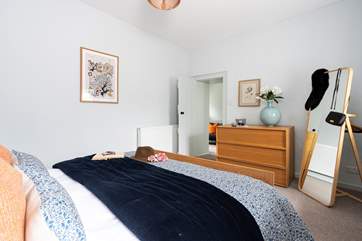 Bedroom one is so calm and relaxing.
