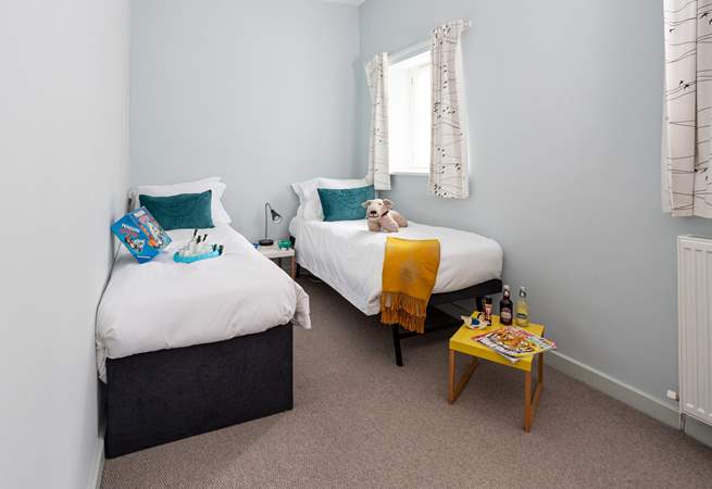 The sunshine streams into this lovely room.