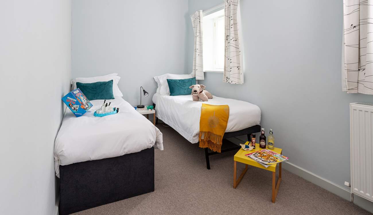 The sunshine streams into this lovely room.