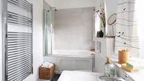 Fill the bath with bubbles and relax.