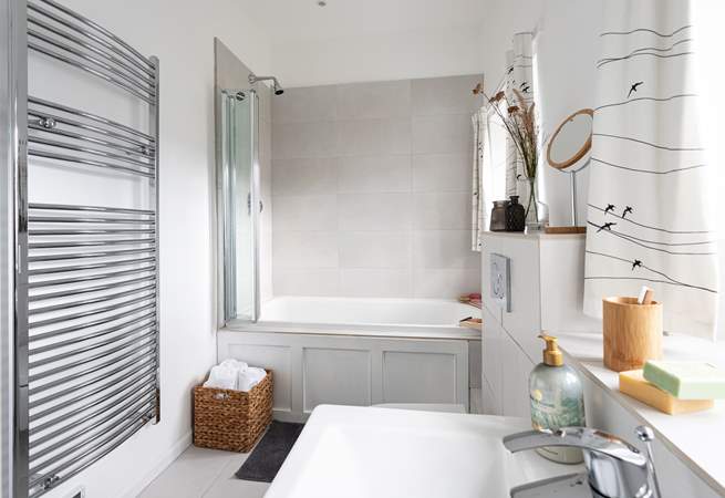 Fill the bath with bubbles and relax.