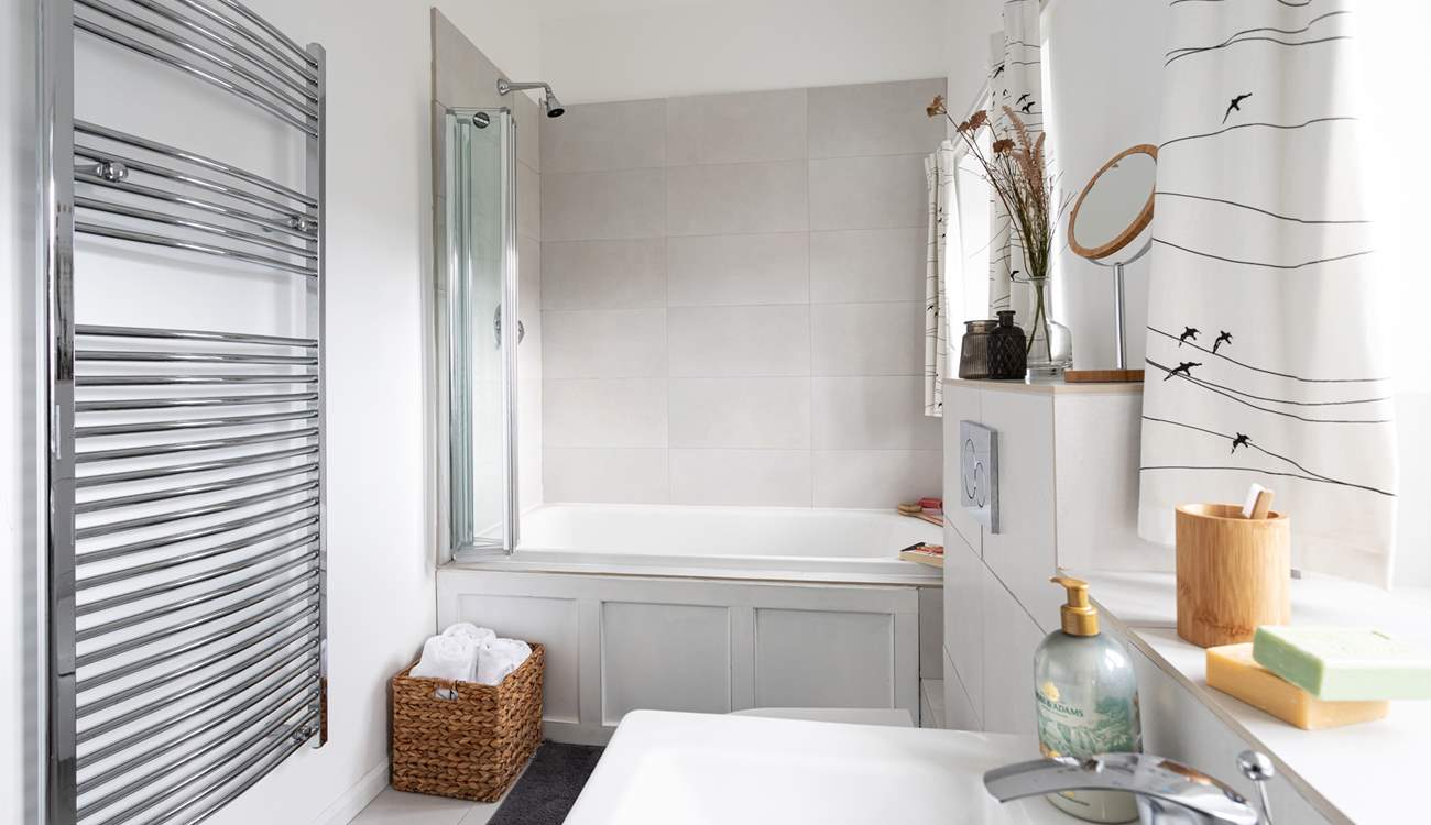 Fill the bath with bubbles and relax.