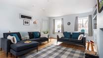 Doesn't this corner sofa look inviting, who will you curl up with? 