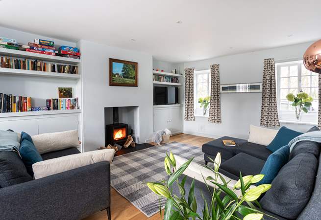 Light the fire, put your feet up and share some quality time together. 