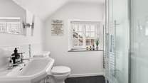 The modern shower-room.