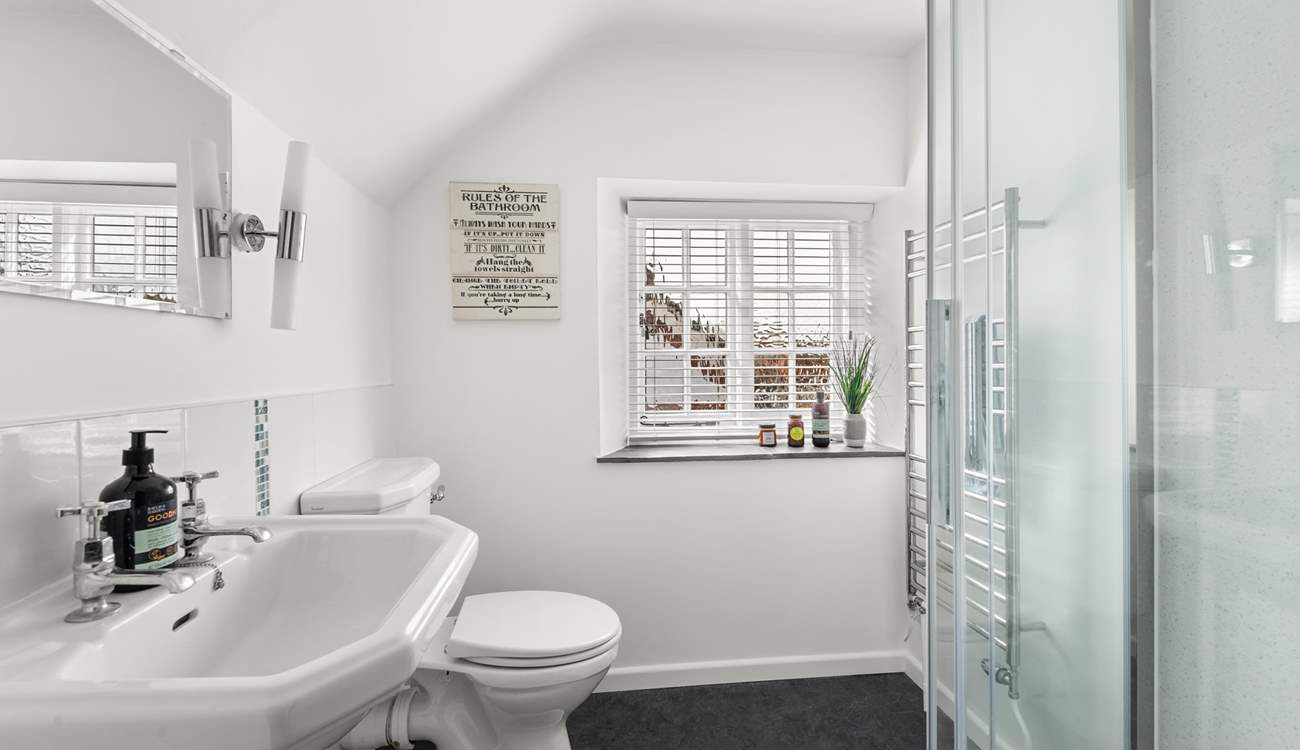 The modern shower-room.