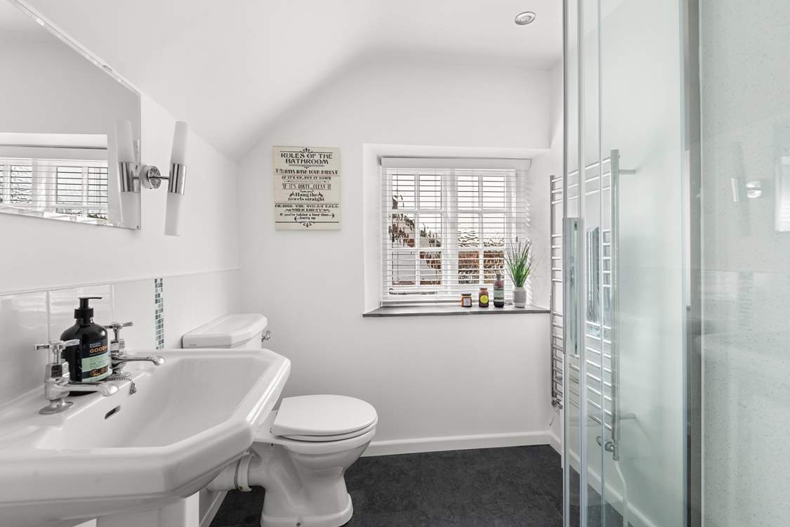 The modern shower-room.