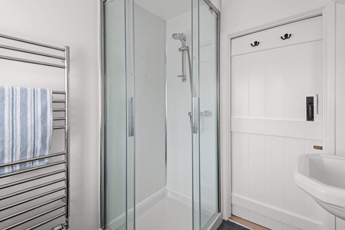 The shower.