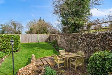 The garden is delightful.