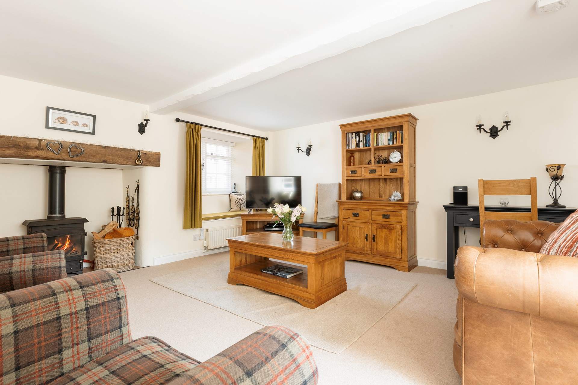 The sitting-room is a lovely place to relax.