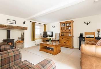 The sitting-room is a lovely place to relax.