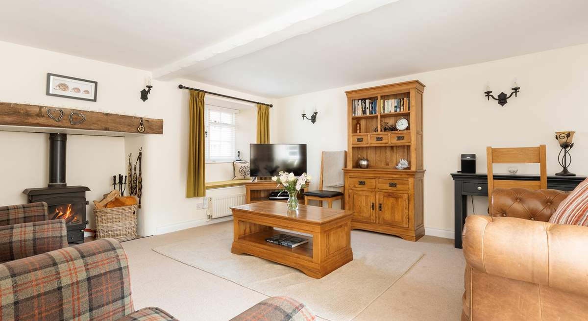 The sitting-room is a lovely place to relax.