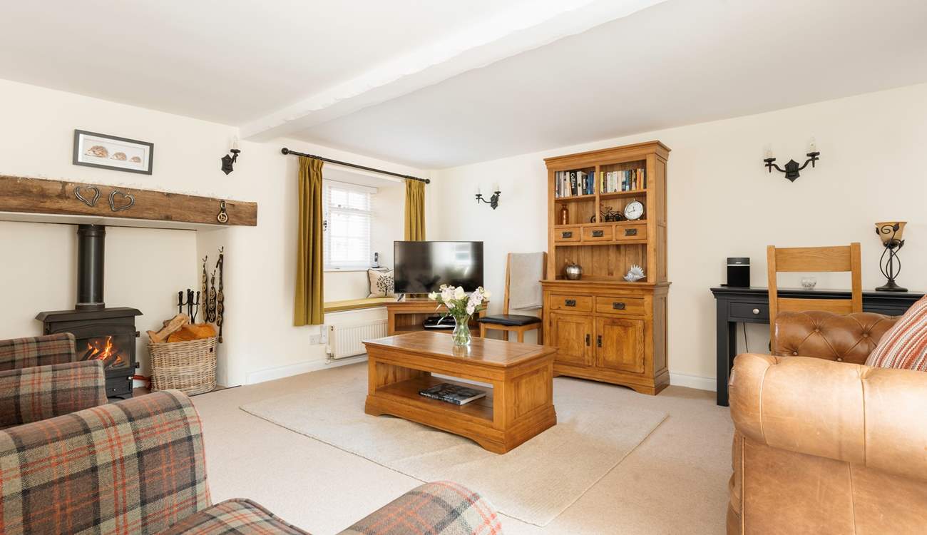 The sitting-room is a lovely place to relax.