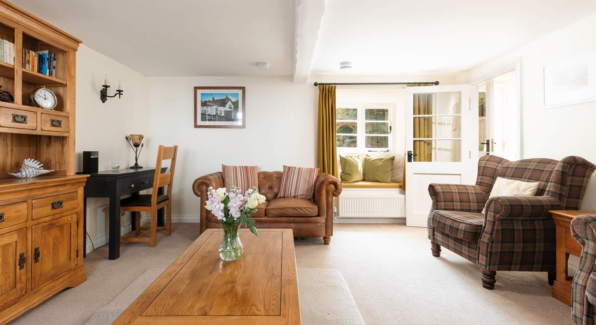 The sitting-room has a desk, should you need it!