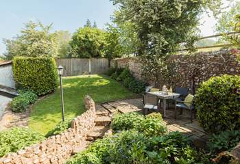 The garden is delightful.