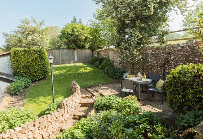 The garden is delightful.