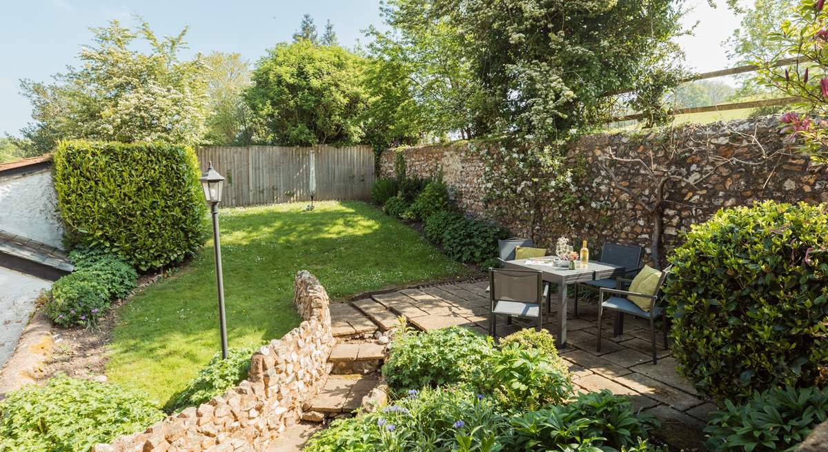The garden is delightful.