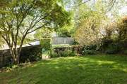 The lawn is perfect for picnics in the dappled sunshine.