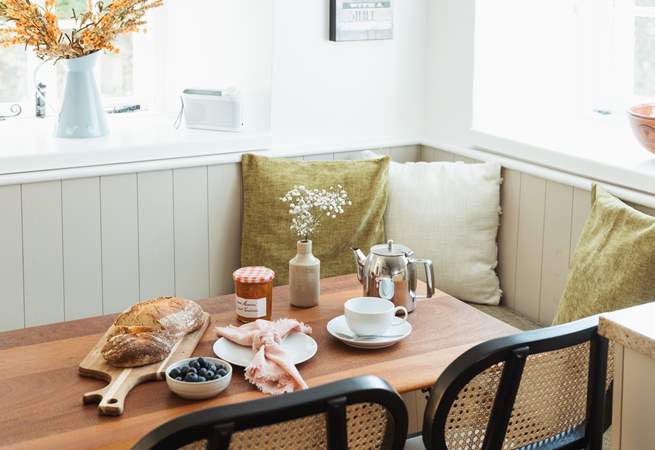 A lovely spot for your morning coffee.