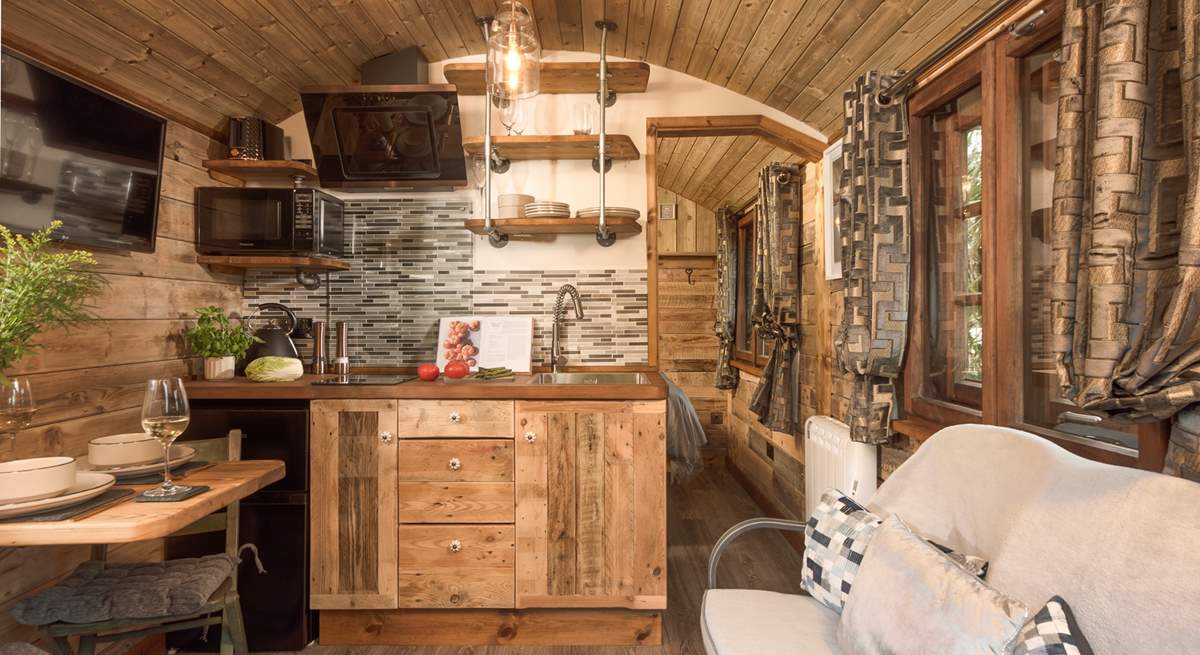 Pedney has everything you'll need and more for your glamping getaway.