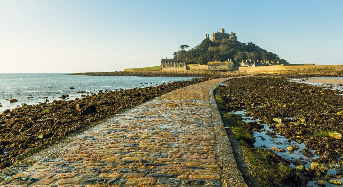 Famous St Michael's Mount is a must visit.