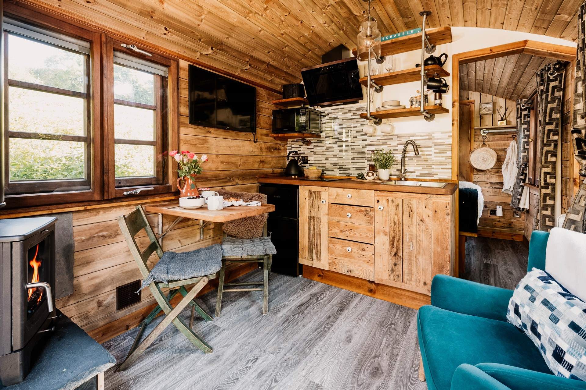 Pedney's well-equipped kitchen has everything you'll need during your stay.