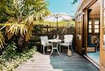 With a private and peaceful setting, there are many options for al fresco dining.