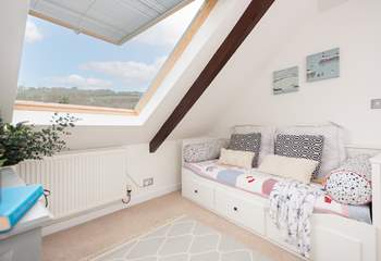 This cosy space in bedroom 3 is perfect for chilling out with a good book.